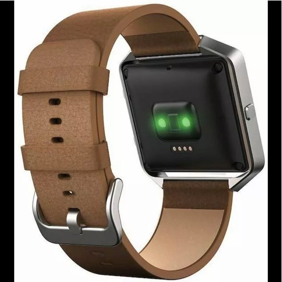 Fitbit Blaze Genuine Leather Accessory Band and Stainless Steel Frame S/P - Picture 5 of 9